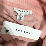 Topshop Ribbed Velour Half Zip Sweatshirt 4-6 NWT Photo 5