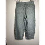 Miou Muse Womens OAKLYNN BARREL JEANS OLIVE Wide Leg Pants Medium Green Photo 8