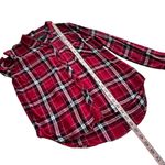 Rails  Size Small Women’s Hunter Crimson Red Plaid Button Down Flannel Shirt Photo 9
