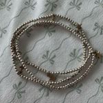 Set of 3 stretchy star bracelets Silver Photo 0