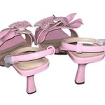 Apt. 9  Esmeralda Floral Pink Women's Sandal Heels Size 9 Memory Foam Photo 2
