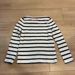 Kate Spade  Roanne Striped Mon Amour Striped Boatneck Top Size S Photo 3