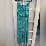Lilly Pulitzer Morada Strapless Maxi Dress Escapades in the Everglade Size S Photo 11
