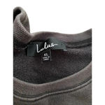 Lulus  Women's Gray Long Sleeve Crew Neck Pullover Sweatshirt Size XL Photo 2