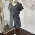 Faded Glory  Early 2000's Gray Grey Knitted Button Down Babydoll Knit Cardigan S Photo 3