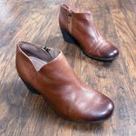 Dansko • Raina Burnished Leather Bootie brown Chestnut heeled ankle boot Photo 13