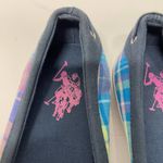 U.S. Polo Assn. Plaid Flat Shoes Colorful Boat Shoes Summer Spring Womens Size 8.5 Photo 5