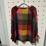Moderato Checkered Plaid Top Size M Red Size M Photo 3