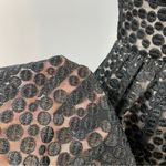 Plenty By Tracy Reese Plenty Tracy Reese Anthropologie Black Embroidered Sheer Dot Cocktail Dress 6 Photo 7