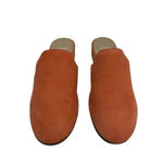 Eileen Fisher Dion Suede Mule Persimmon Slip Ons Lightly Padded Shoes Coral 6 Photo 2
