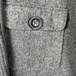 CAbi Blazer Colar Ribbed Grey Women’s 3 Buttoned, 2 Buttoned Front Pockets Photo 6