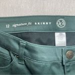 Westport  | Green Signature Fit Skinny Jeans | Size 12 Photo 8