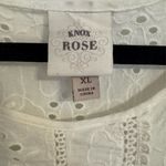 Knox Rose  Sleeveless Eyelet Top Photo 1