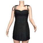 Amanda Uprichard NEW  Taylor Skort Romper, Black, Medium Photo 7