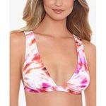 Macy's Salt + Cove Tie-Dye Wide-Strap Bikini Top Size Large Photo 0