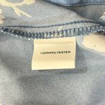 New BloomChic Floral Tunic Top Women 28 Plus Size Blue White Flowy Sleeve V Photo 7