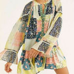 Free People NEW  Patch Made In Heaven Dress Small Photo 0
