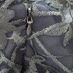 JS Collections Navy Blue Lace Maxi Dress Size 16 Short Sleeve Overlay Gown Floor Length Photo 13