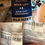 Old Navy NWT Womens Pants Tan Pull On Wide Leg Pockets 100% Cotton Plus Size 4X Photo 8