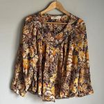 Free People FP Cool Meadow Printed Top in Midnight Combo Free Photo 2