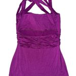 Bisou Bisou Michele Bohbot Purple Strappy Top Size Medium Photo 1