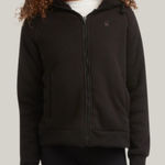 Spyder NWT Women’s Sherpa Fleece Thermal Hoodie Jacket Black - Small Photo 0