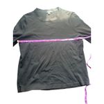 COS Women's Black Long Sleeve Knit Top with Dramatic Fluted Bell Sleeves Photo 3