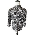 Sport Haley Womens Long Sleeve Golf Top Shirt Athletic Camo Stretch Large Black Photo 1