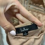 Lulu’s Casita Beige Sheer Lace Long Sleeve Bodysuit Tan Size L Photo 5
