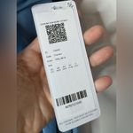 Azazie NWT CHARLIZE Steel Blue A-Line One Shoulder Mesh Dress size 14 Photo 4