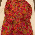 Farm Rio  Vibrant Pink and Orange Jumpsuit Photo 0