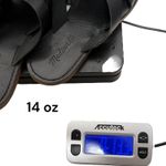 Madewell Boardwalk Criss Cross Slide Sandals Black Leather Size 8 Slip On Flat Photo 6