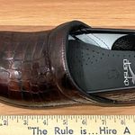 Dansko Professional Clogs Brown Croc Patent Leather Nurse Shoes Size 38 7.5-8 US Photo 10