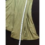 DB MOON Women's Olive Green‎ Casual Short Sleeve Midi Dress With Pockets XL Green Photo 8