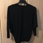 ZARA Women's Long Sleeve Open Front Cardigan Sweater Solid Black Size Small Photo 1