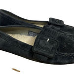 UGG  Retreat 5767 Black Suede‎ Shearling Lined Driving Loafer Moccasin Womens 7 Photo 0