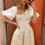 Free People Kalina White Midi Dress S Photo 0