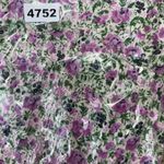 Pearl by Lela Rose | Floral Printed blouse size small NWT Purple Photo 5