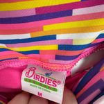 Birdies and Bows Striped Golf Skirt Skort Pink Size Medium M EUC Photo 5