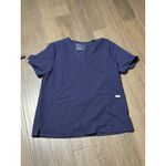 FIGS Scrub Top Womens Medium Casma Three Pocket Technical Collection Navy Blue Photo 1