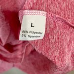 Women’s V Neck Side Gather Short Sleeve Casual Midi Dress Heathered Pink NWOT Size M Photo 6