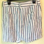 Madewell NWOT Faux Crossover Linen/Cotton Striped Skirt 10 Photo 1