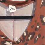 Sew In Love Medium Animal Print Short Sleeve Top Brown Photo 1