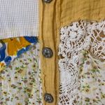 POL NEW Yellow Shacket with Lace Detail Photo 4