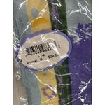 Vtg April Cornell Scarf Chiffon Blue Floral Mother Poem 56" x 13" Cottage New Photo 3