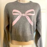 No Boundaries  Cropped Bow Sweater Size 0-2 Photo 0