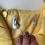 Princess Polly Della Butter Yellow Satin Pleated Bust Mini Dress 0 Photo 7