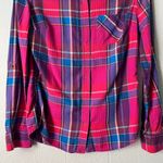 Arizona Jeans Arizona Shirt Womens Small Y2K Plaid Flannel Cotton Western Rodeo Country Cabin Photo 3