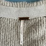 Free People Longline V Neck Long Sleeve Sky Grey Beige Sweater Tunic Dress Photo 6