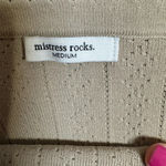 Mistress Rocks  Pointelle Stitch Maxi Sweater Skirt Size Medium (sold out online) Photo 5